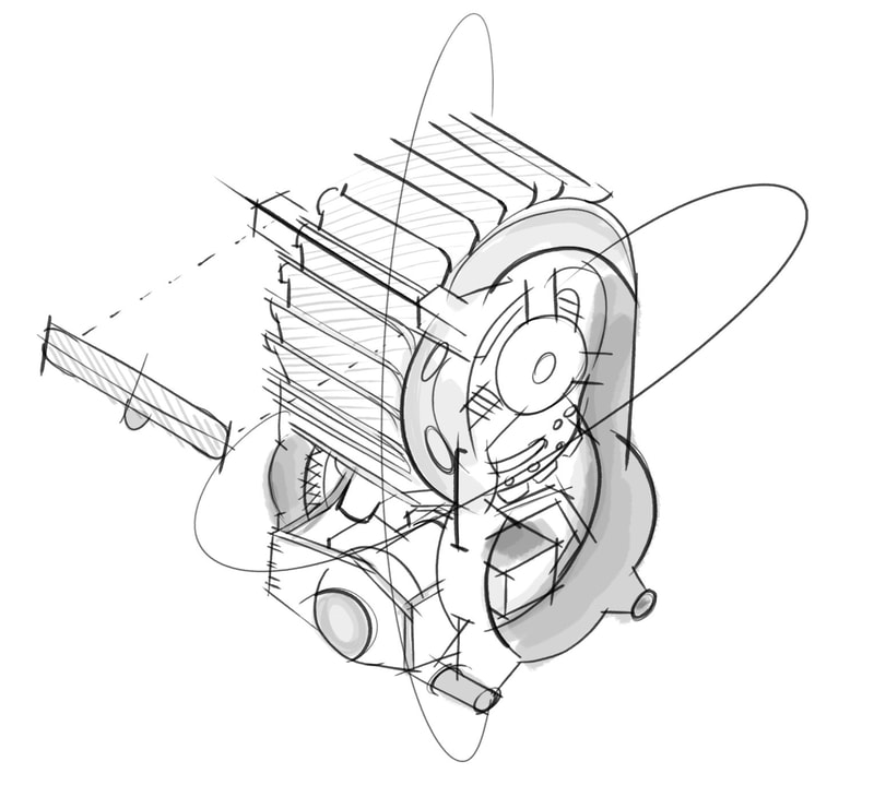 Split flap mechanism
